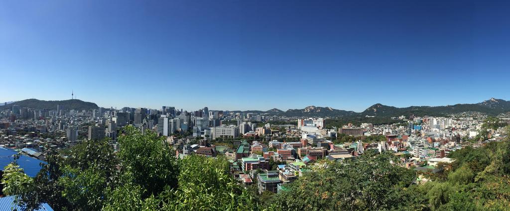 서울성곽낙산공원에서 본 전경.jpg